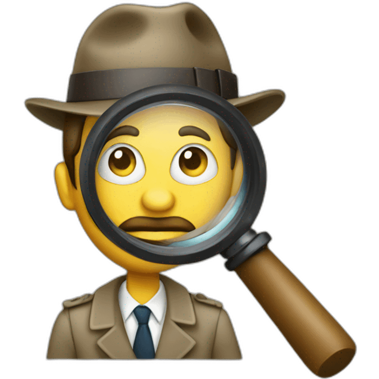 detective using a magnifying glass  emoji