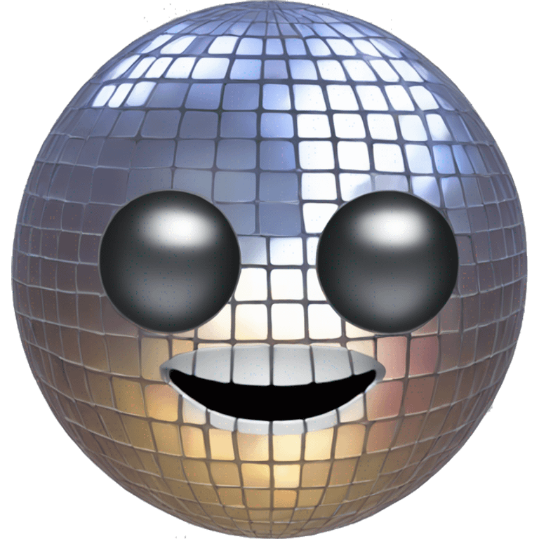 Disco ball with no face emoji