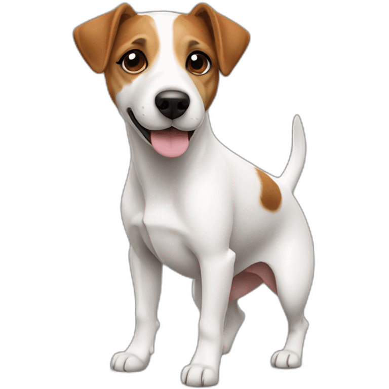 dog Jack Russell Terrier full body emoji