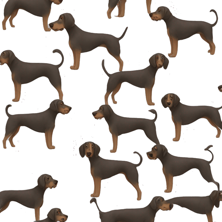 Plott hound emoji