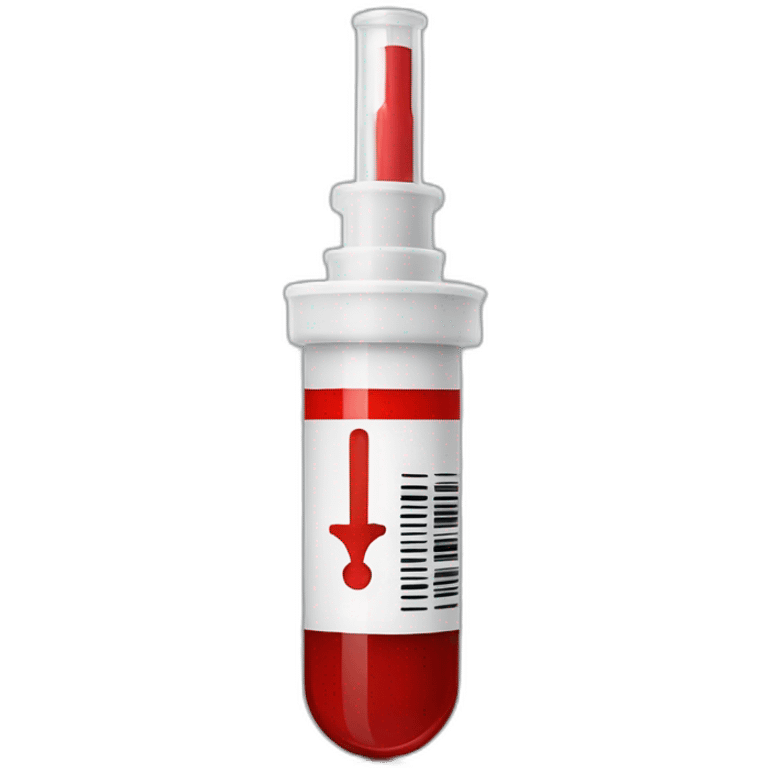 Syringe with red X on it emoji