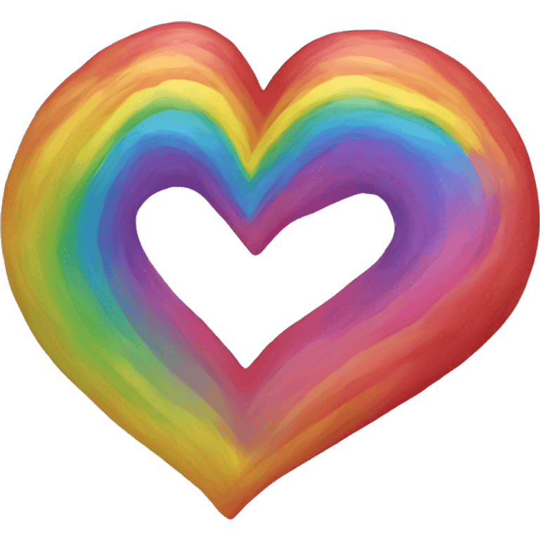 Rainbow heart emoji