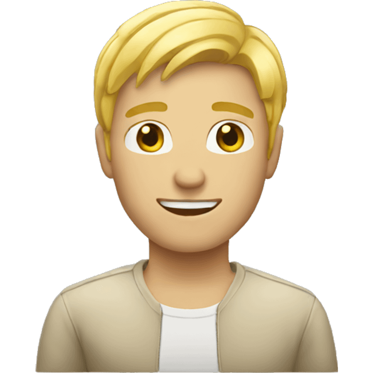 blond guy emoji