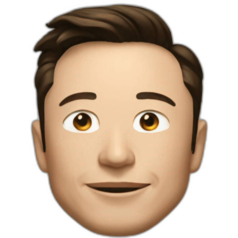 elon musk black emoji