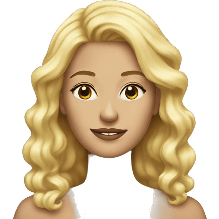 Queen blonde woman beautiful emoji