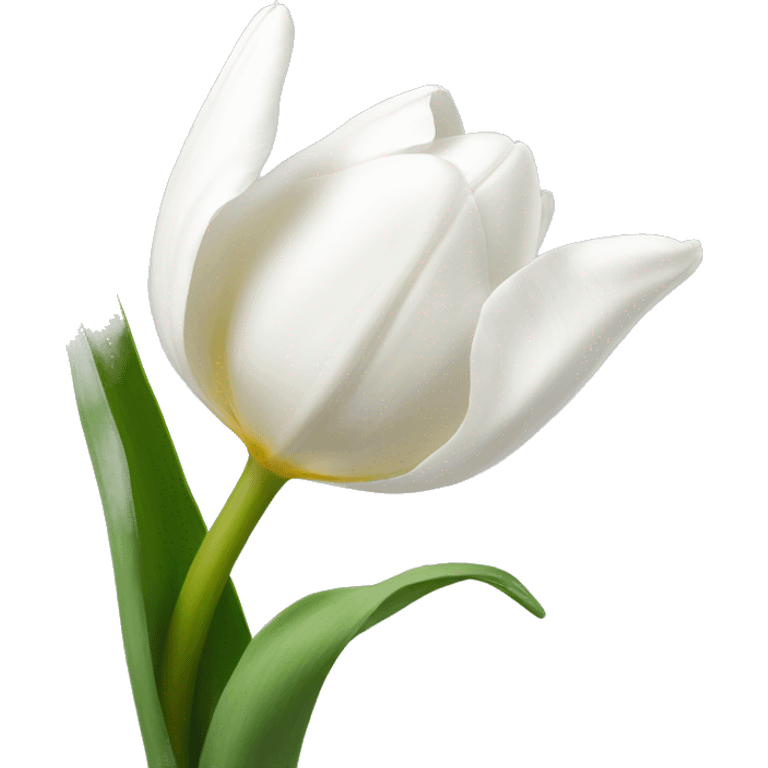 white tulip emoji