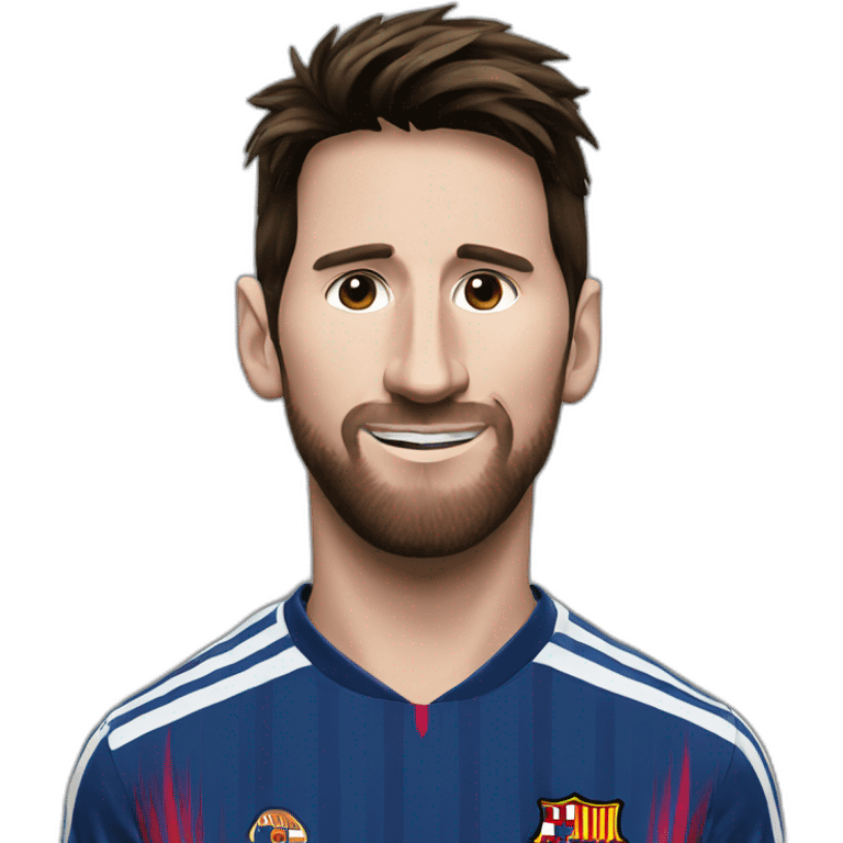 Messi feu emoji