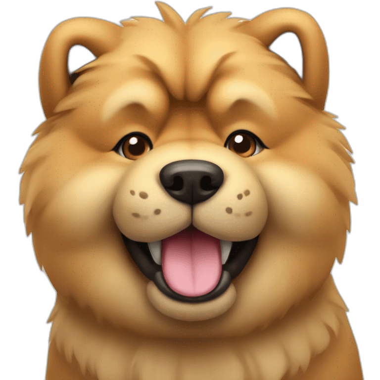 chow chow with paw thumb up emoji