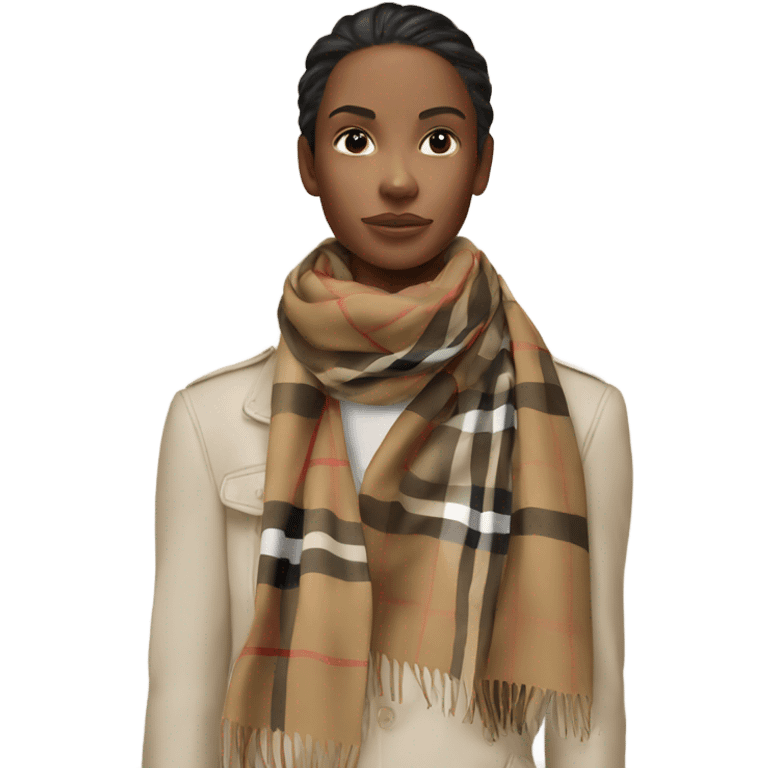 Burberry scarf  emoji