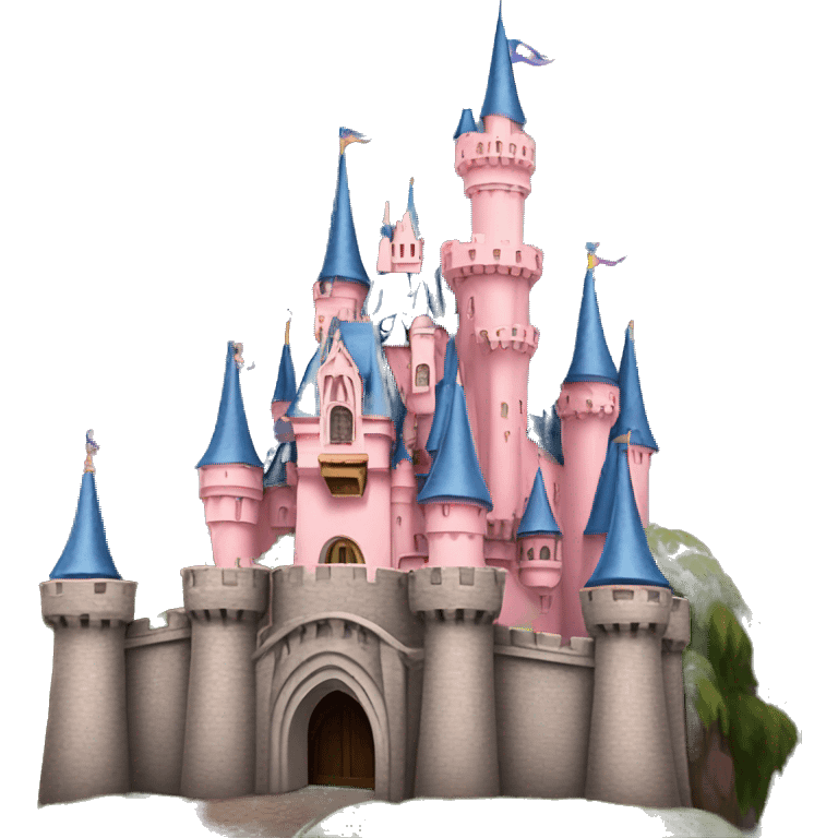 Sleeping beauty castle emoji