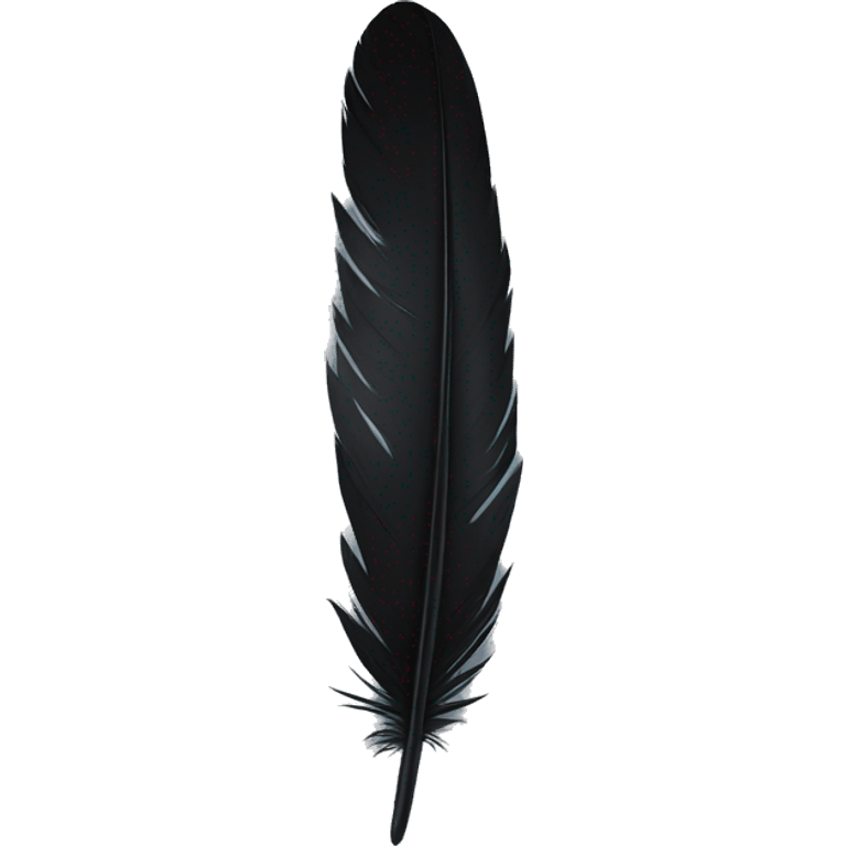 black feather emoji