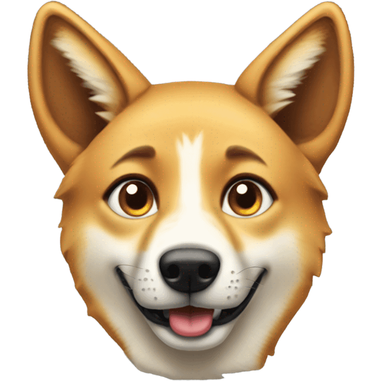 cute dingo  emoji