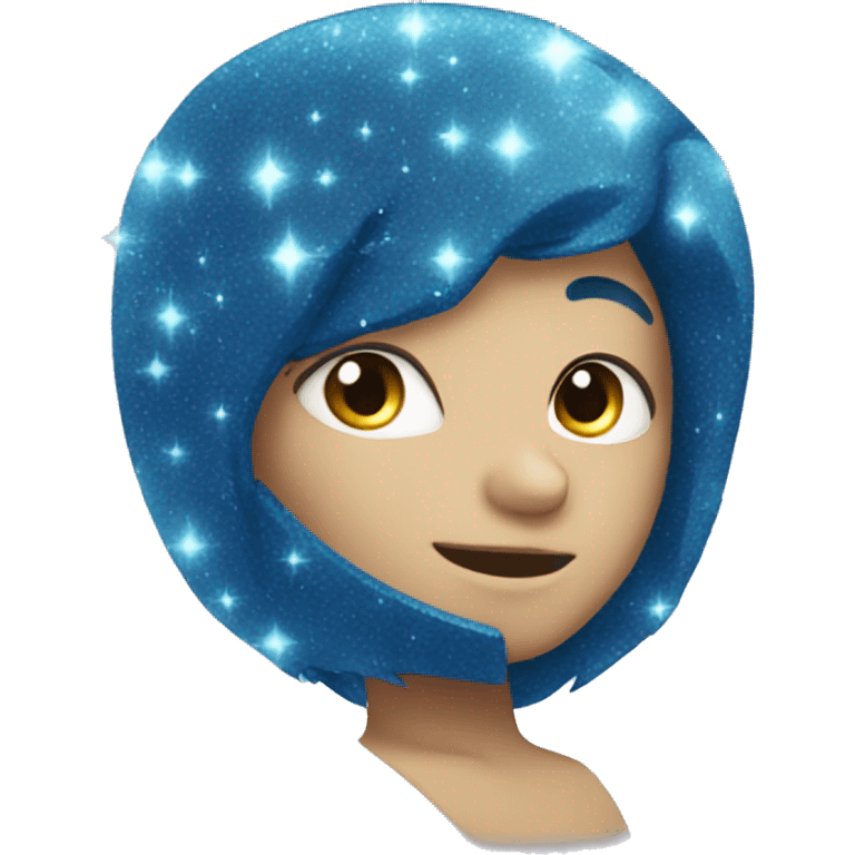 blue sparkle emoji