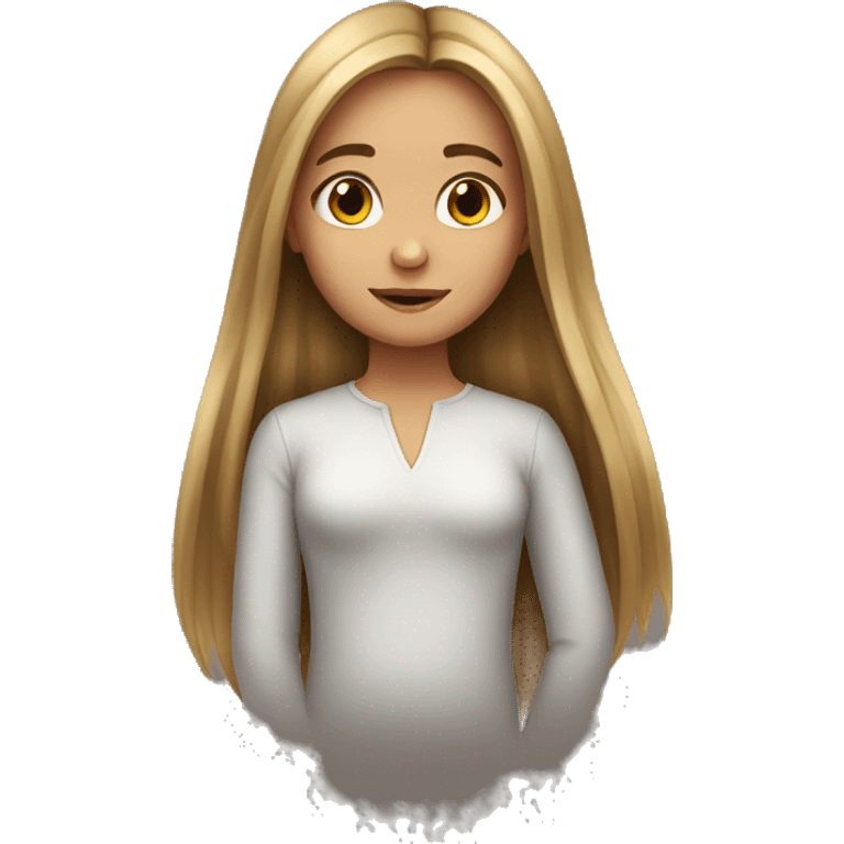 girl with long hair emoji