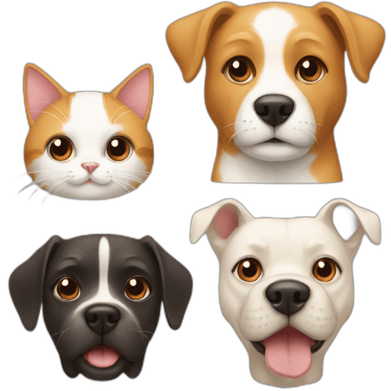 Cat and dog lovers  emoji