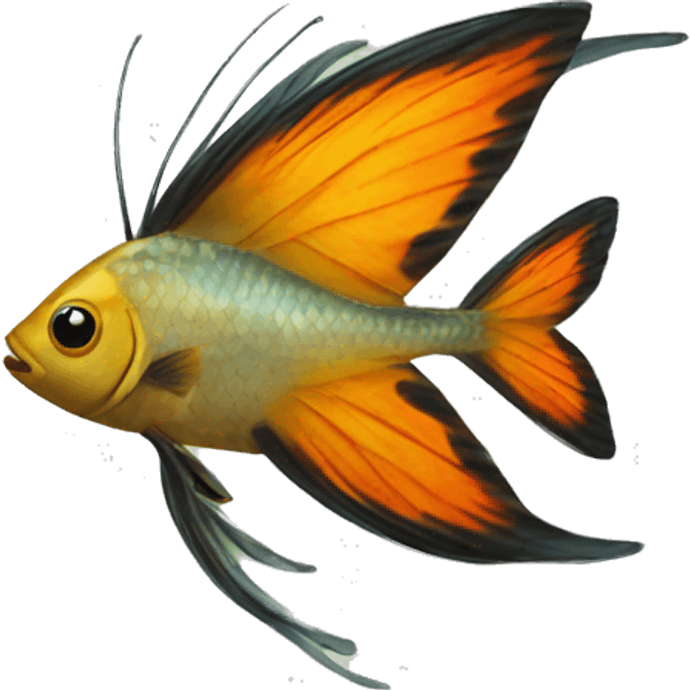 fish butterfly  emoji