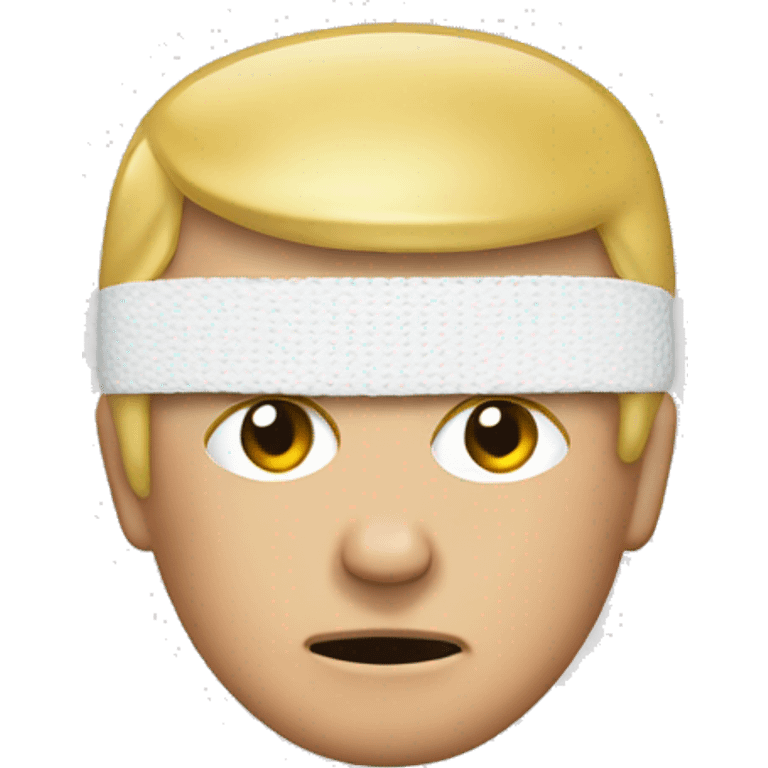 Trump ear + bandage emoji