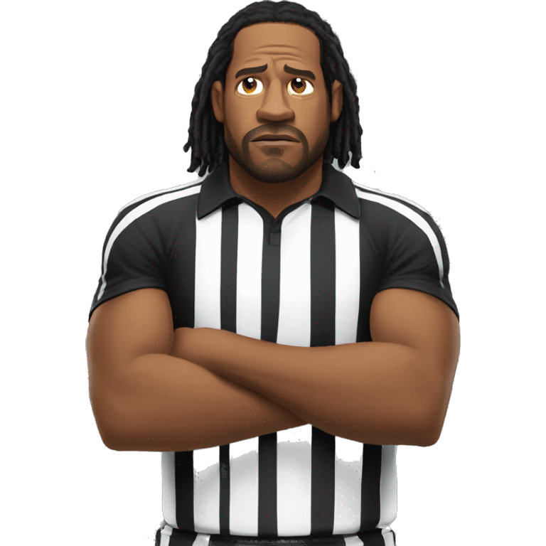 ufc referee herb dean shrugging his shoulders emoji