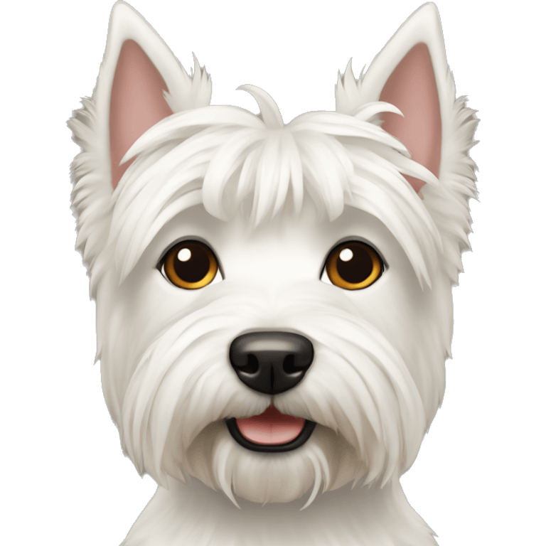 A westiing Highland terrier emoji