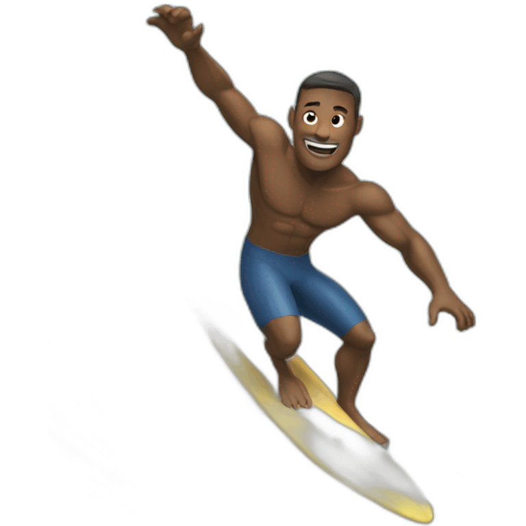 Men surfing waves emoji