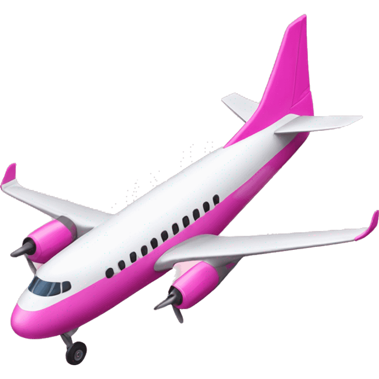 pink plane emoji