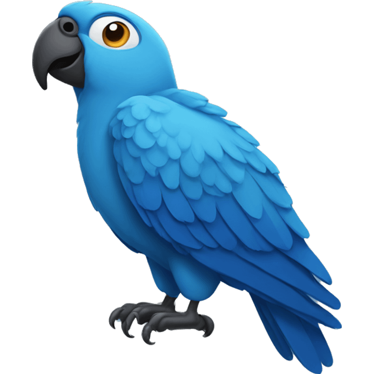 blue parrot emoji