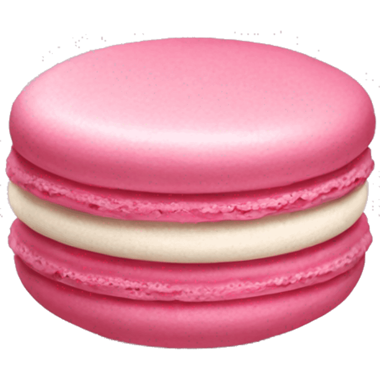 Pink macaron  emoji