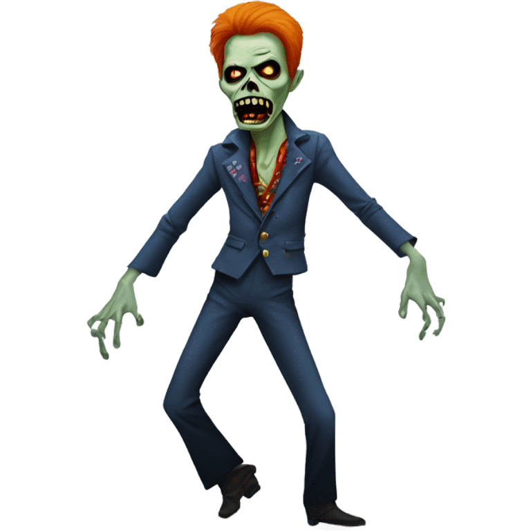 ziggy stardust zombie dancing emoji