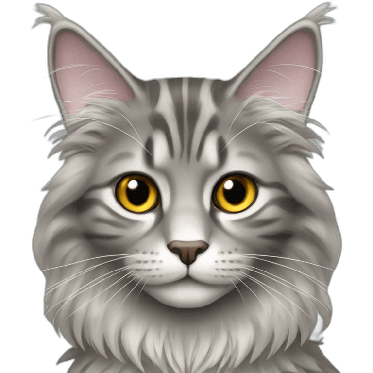 silver-maine-coon emoji