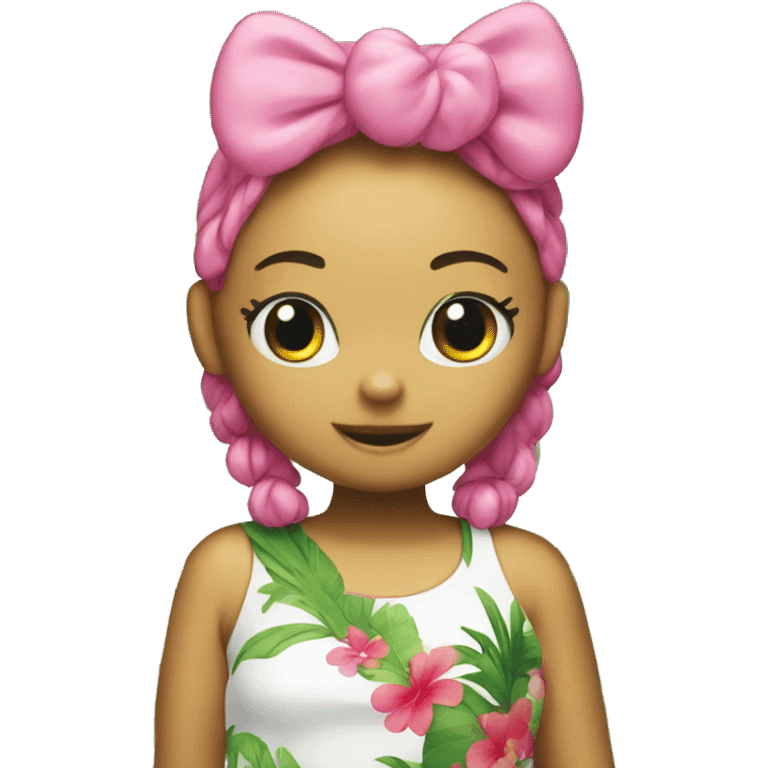 Tropical hello kitty  emoji