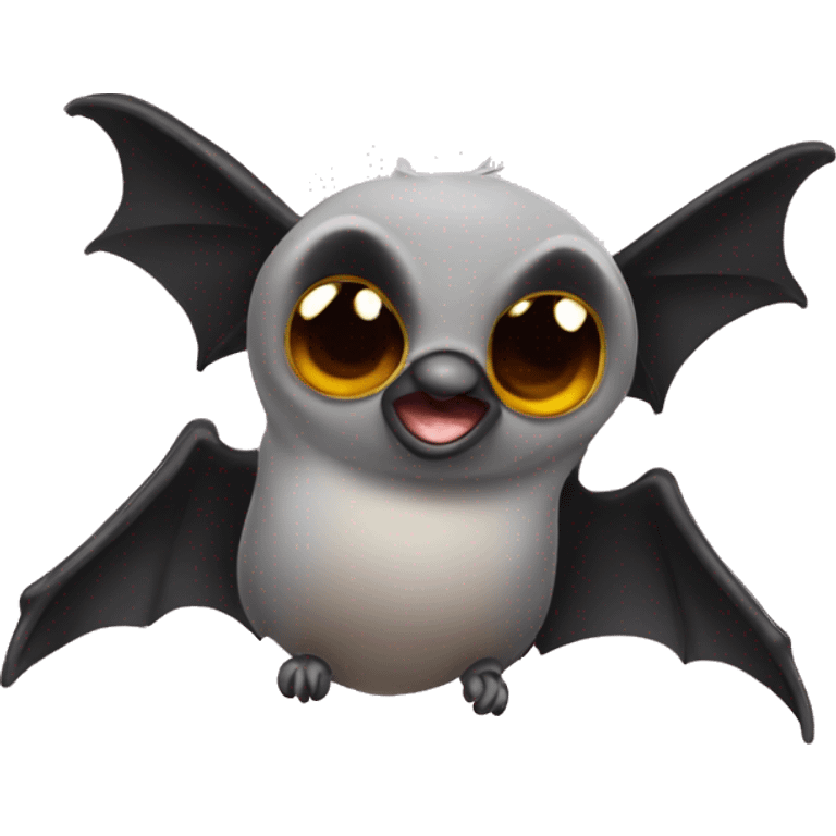 Winkende Fledermaus erhobenen Flügel  emoji