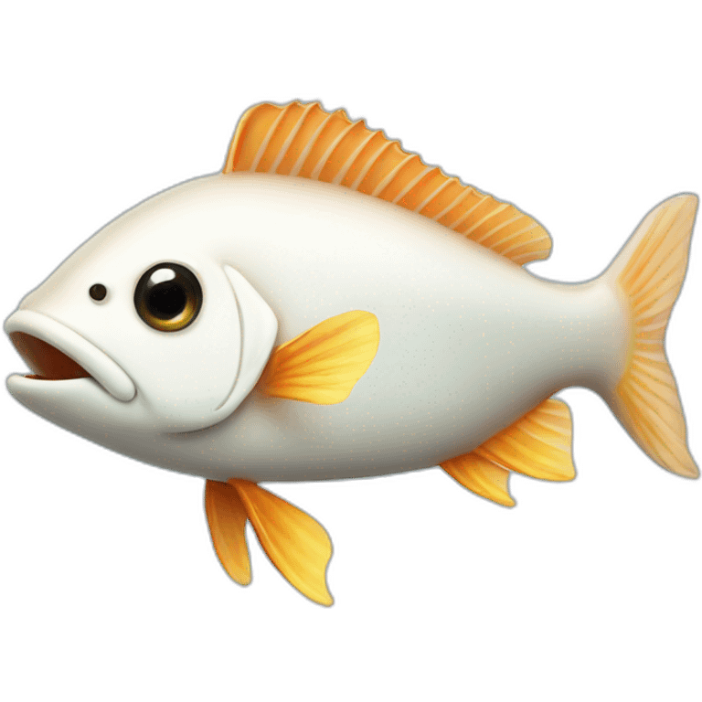 White glove back fish emoji