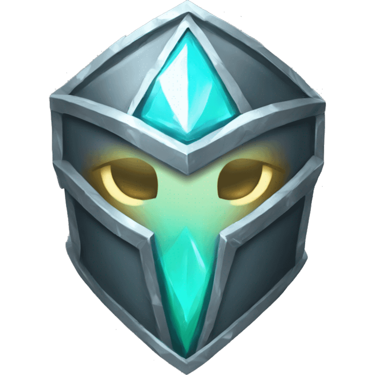 Diamond glowing medival armor emoji