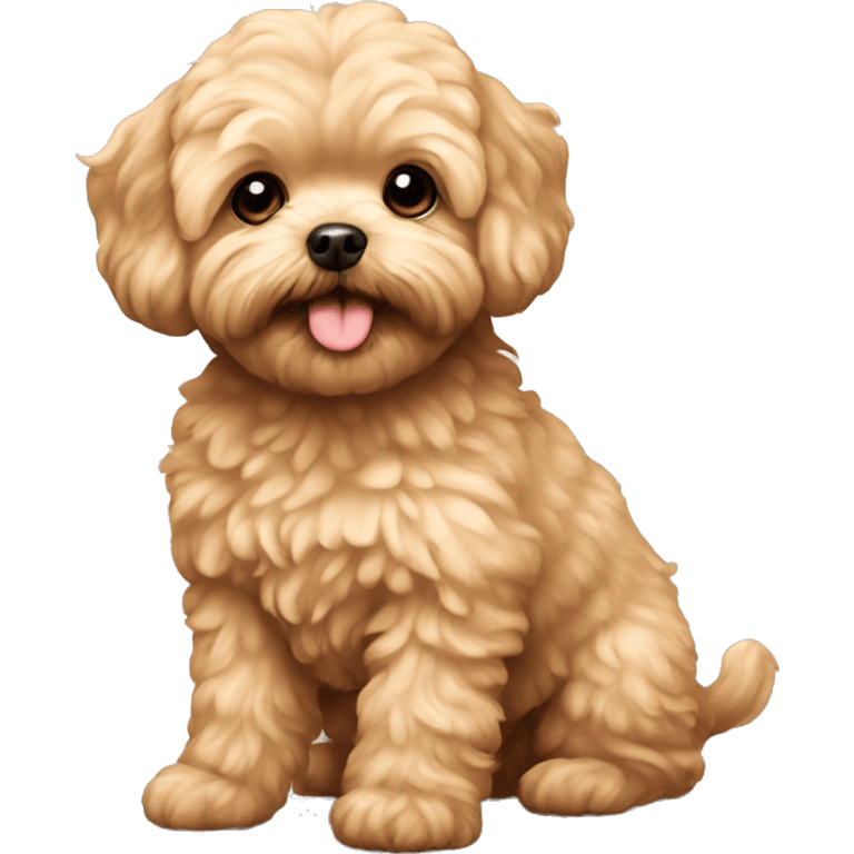 gold maltipoo  emoji