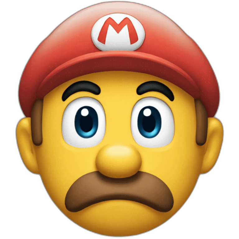 Crying Mario emoji