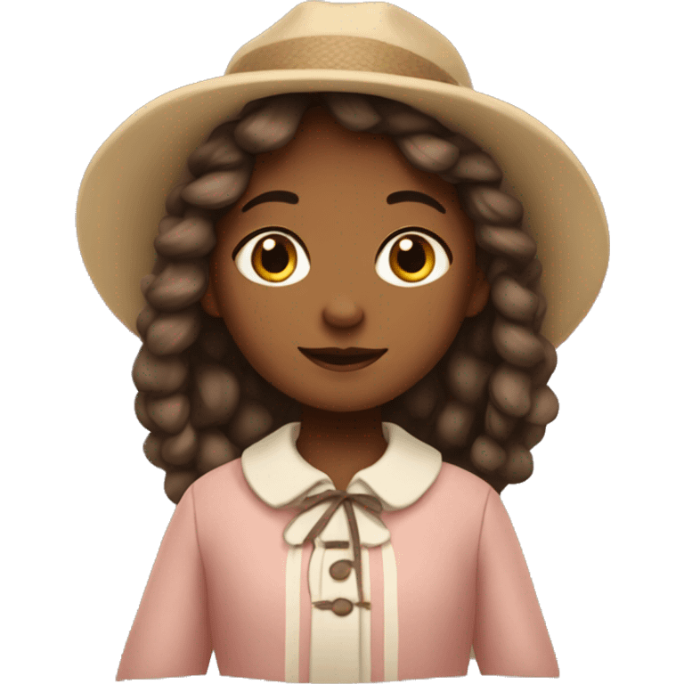 Cottagecore girl emoji