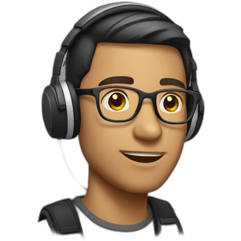 guy with headphones emoji