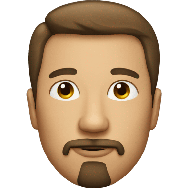 man with goatee  emoji