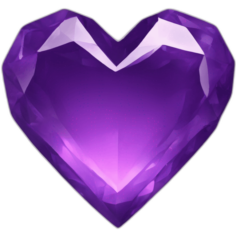 Amethyst-heart emoji