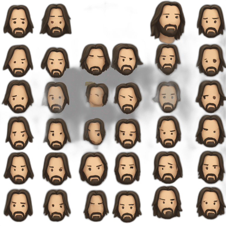 keanu reeves as jesus emoji