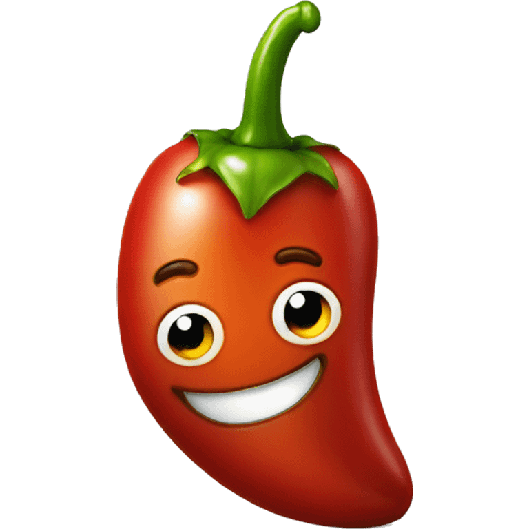 chili pepper smiling emoji