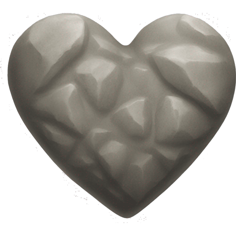 Heart of stone emoji