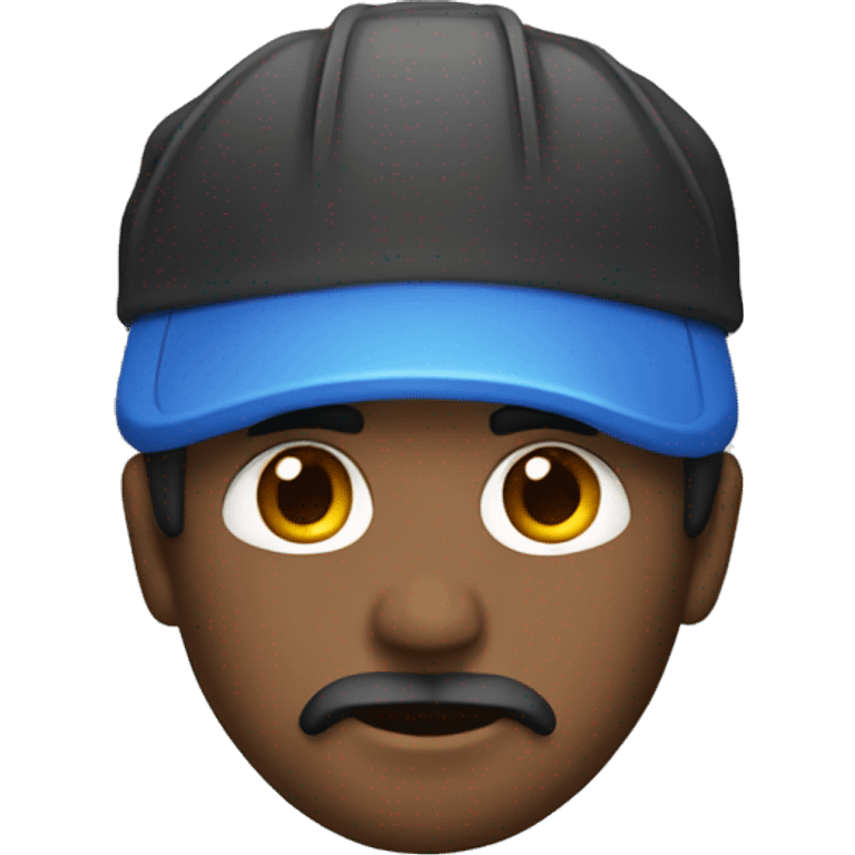 Hombre cool en costruccion emoji