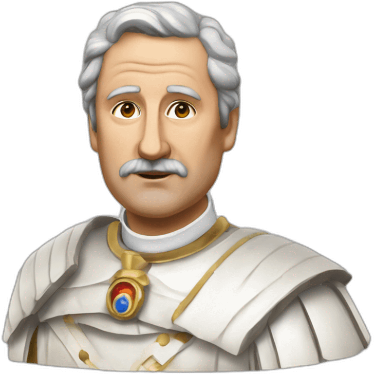 Publio Aurelio stazio, vestito da senatore romano emoji