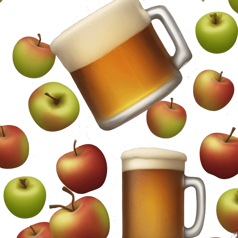 Apple cider beer emoji