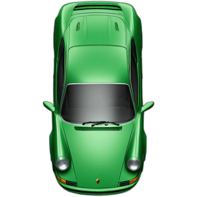 porsche 911 992 generation green emoji