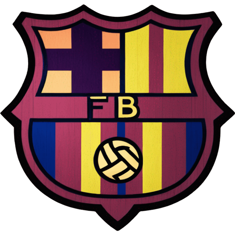 Fc Barcelona logo emoji