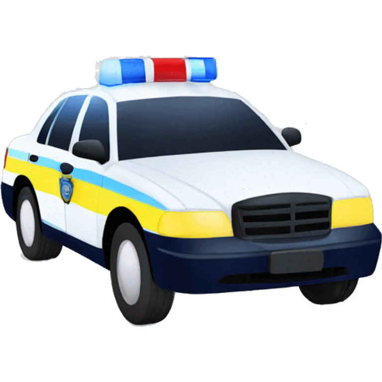 Police car light flashing emoji