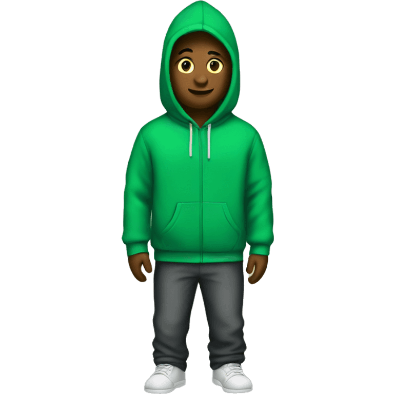 green hoodie emoji