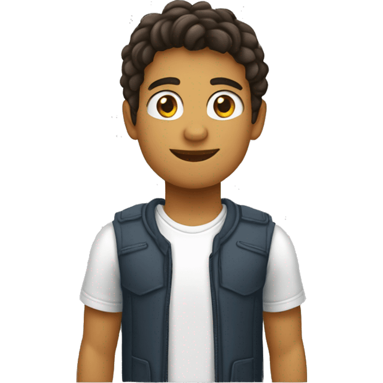 Jovem loiro branco descolado  emoji